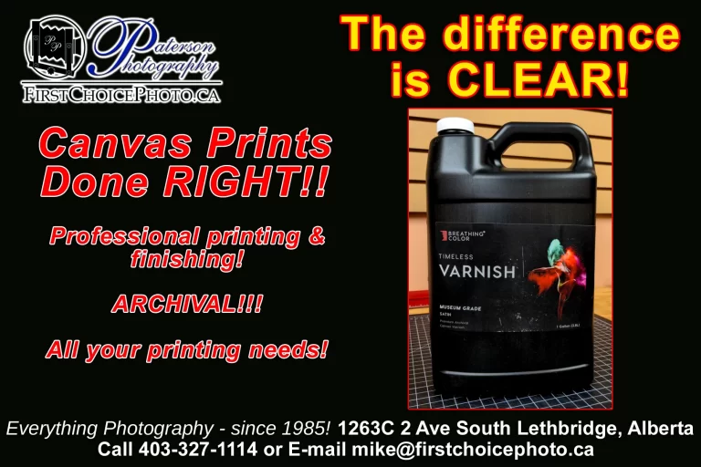 Canvas prints done right with museum quality coating