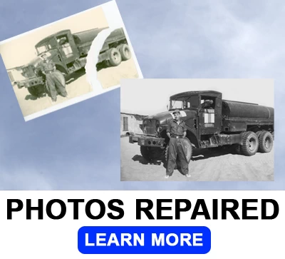 Photo repaired, Photo restorations, memories restores, photos copied and repaired, very old photos repaired, Fire repair, smoke damage repaired, 